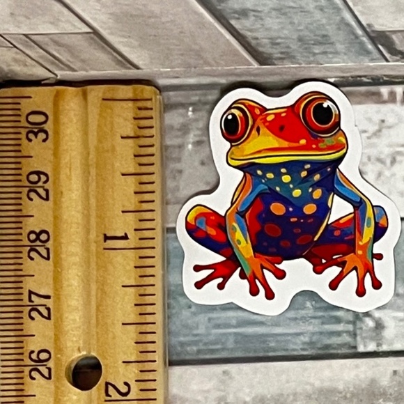 ๐10/$10๐ Psychedelic Frog Waterproof Sticker Decal - Picture 1 of 1